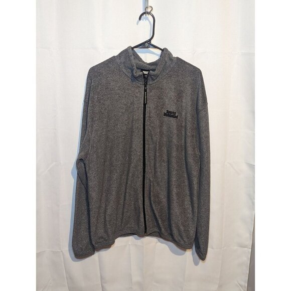 Sports Illustrated Other - Sports Illustrated XL Fleece Jacket Mens Gray Full Zip Long Sleeve Soft
